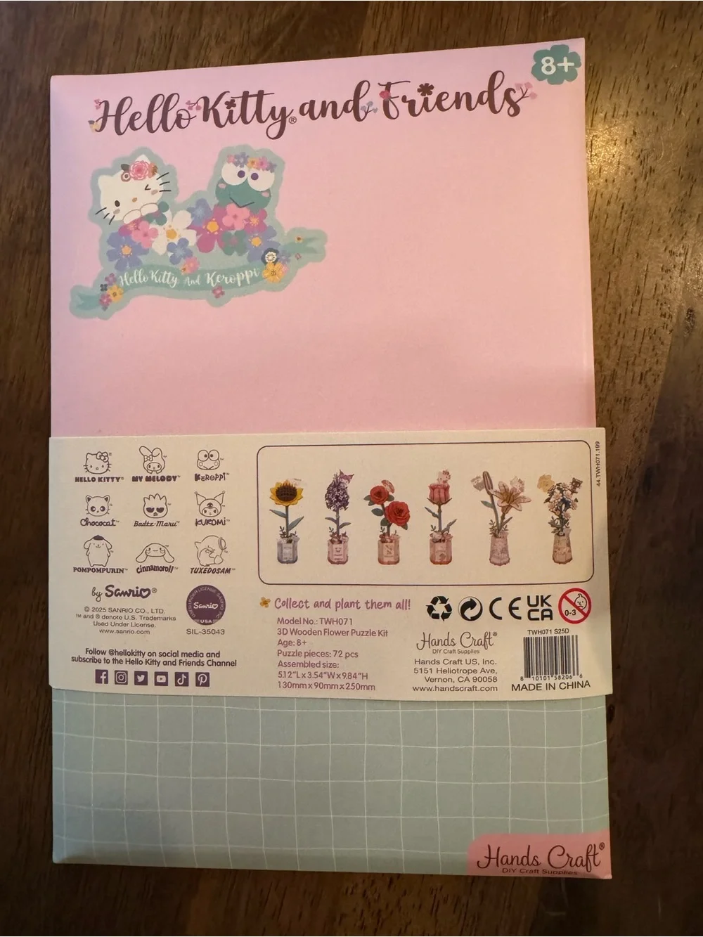 Hello Kitty Sanrio 13 Item Lot - Figures, Puzzle, Key Chain, Squish Toys, Blinds